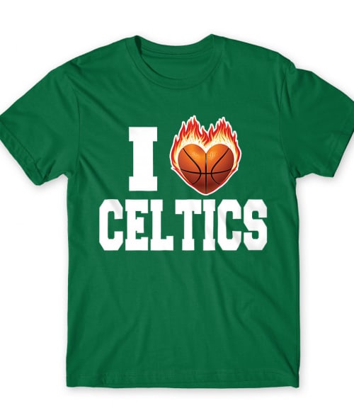 I Love Celtics Boston Celtics Póló - Sport
