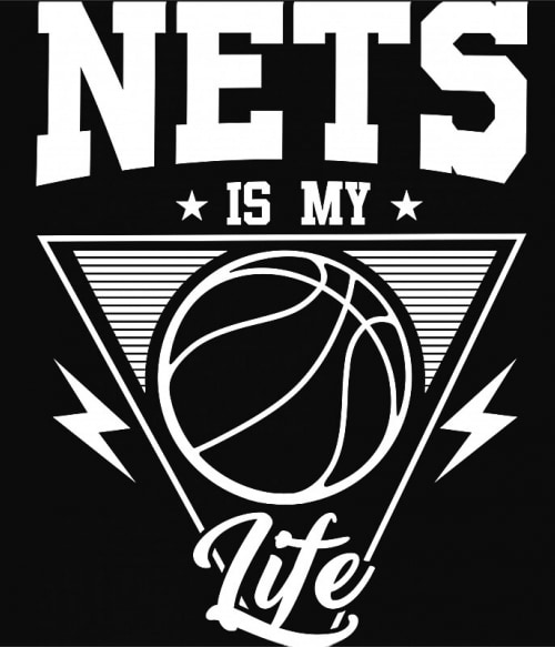 Nets is my life Brooklyn Nets Pólók, Pulóverek, Bögrék - Sport