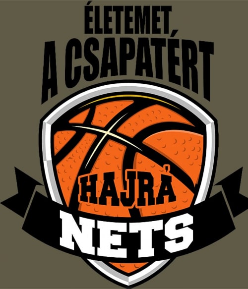 Életemet a csapatért - Brooklyn Nets Brooklyn Nets Pólók, Pulóverek, Bögrék - Sport