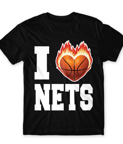 I Love Nets Brooklyn Nets Póló - Sport