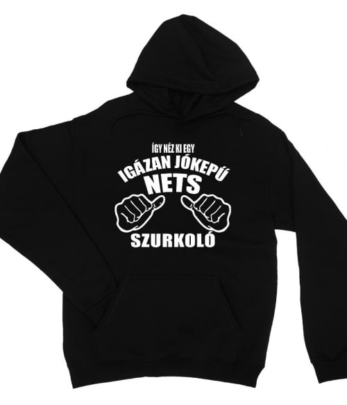 Igazán jóképű szurkoló - Nets Brooklyn Nets Pulóver - Sport