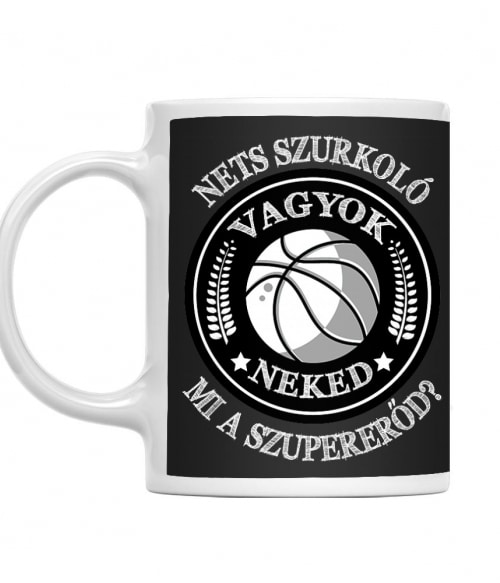 Szurkoló vagyok, neked mi a szupererőd? - Nets Brooklyn Nets Bögre - Sport
