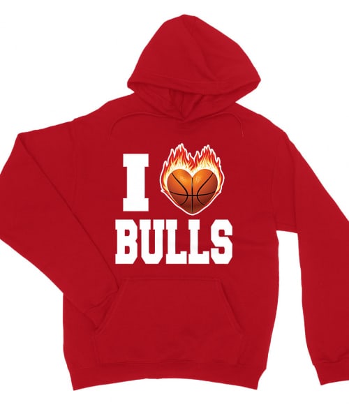 I Love Bulls Chicago Bulls Pulóver - Sport