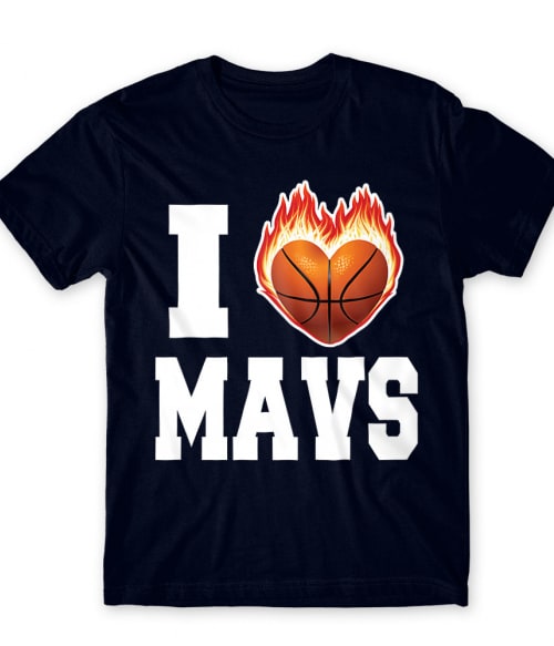 I Love Mavs Dallas Mavericks Póló - Sport