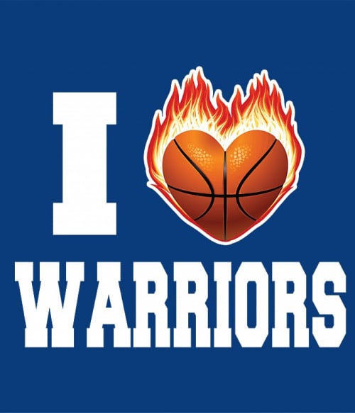 I Love Warriors Golden State Warriors Golden State Warriors Golden State Warriors Pólók, Pulóverek, Bögrék - Sport