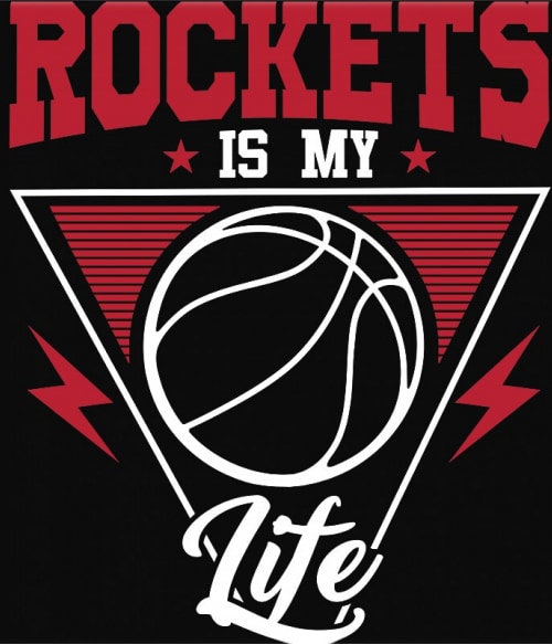 Rockets is my life Houston Rockets Pólók, Pulóverek, Bögrék - Sport