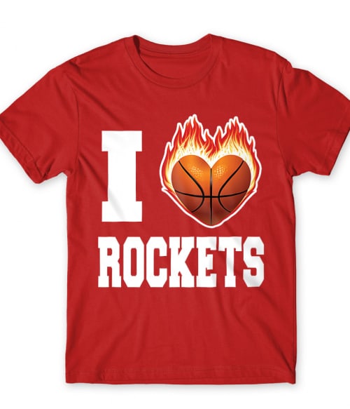 I Love Rockets Houston Rockets Póló - Sport