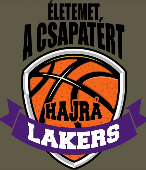 Életemet a csapatért - LA Lakers LA Lakers Pólók, Pulóverek, Bögrék - Sport