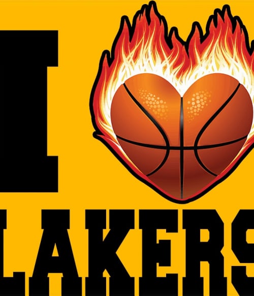 I Love LA Lakers LA Lakers Pólók, Pulóverek, Bögrék - Sport