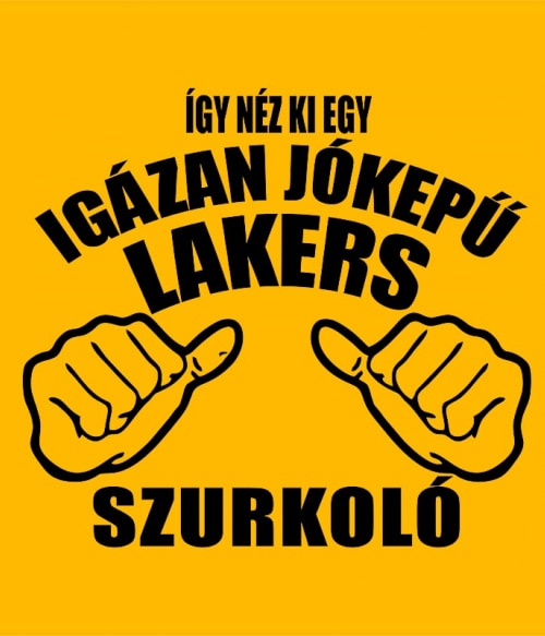 Igazán jóképű szurkoló - LA Lakers Kosárladba Pólók, Pulóverek, Bögrék - Sport