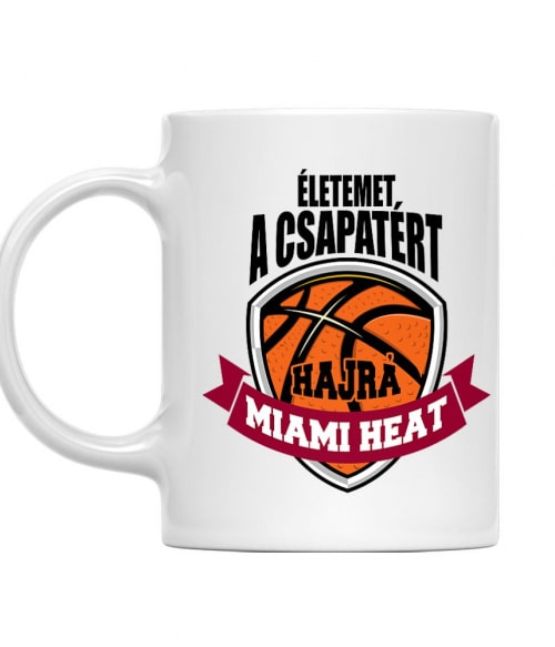 Életemet a csapatért - Miami Heat Miami Heat Bögre - Sport