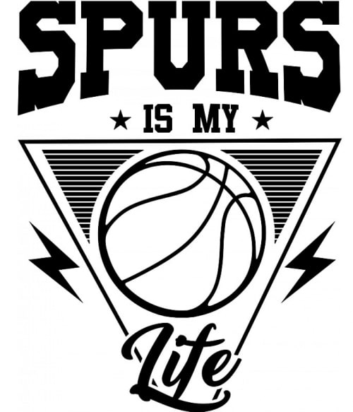 Spurs is my life San Antonio Spurs San Antonio Spurs San Antonio Spurs Pólók, Pulóverek, Bögrék - Sport
