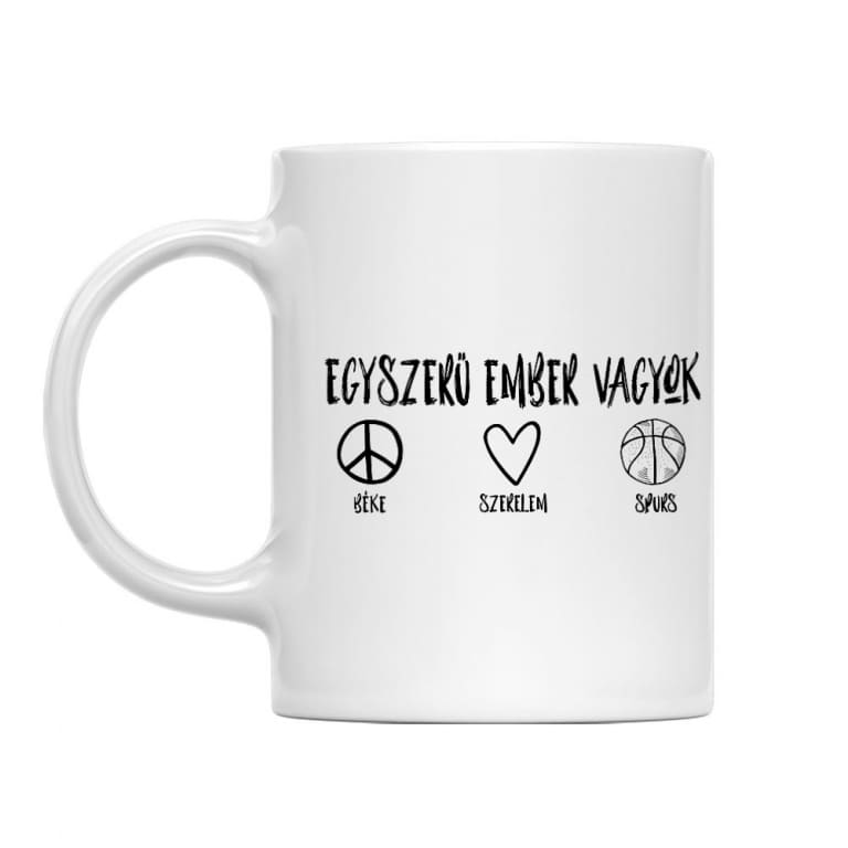 Egyszerű ember vagyok - Spurs - Bögre