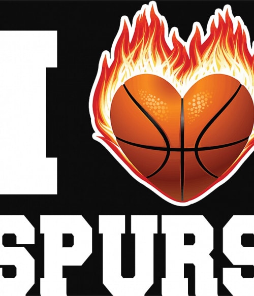 I Love Spurs San Antonio Spurs Pólók, Pulóverek, Bögrék - Sport