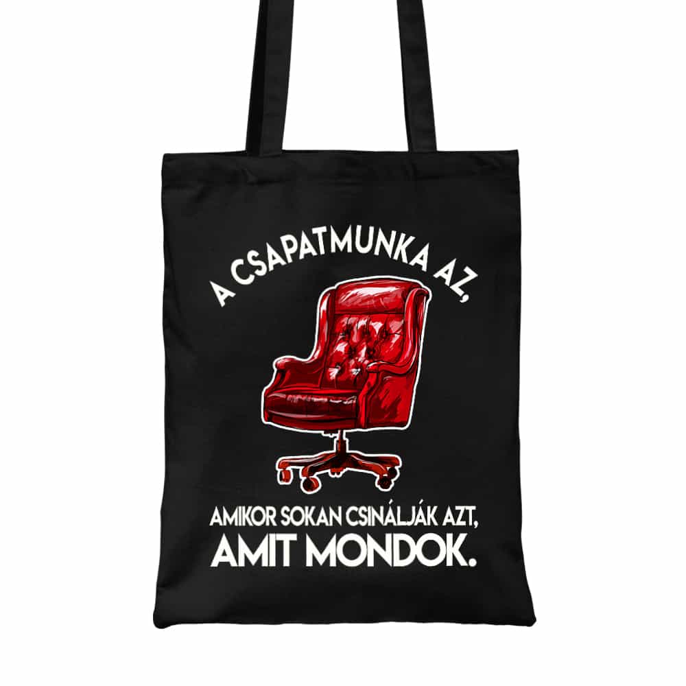Csapatmunka Vászontáska