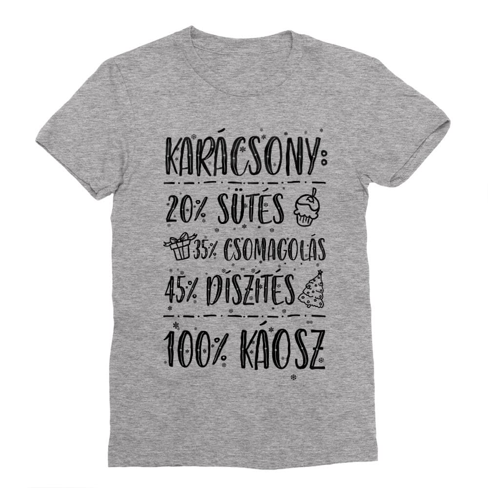 100% Káosz Férfi Testhezálló Póló
