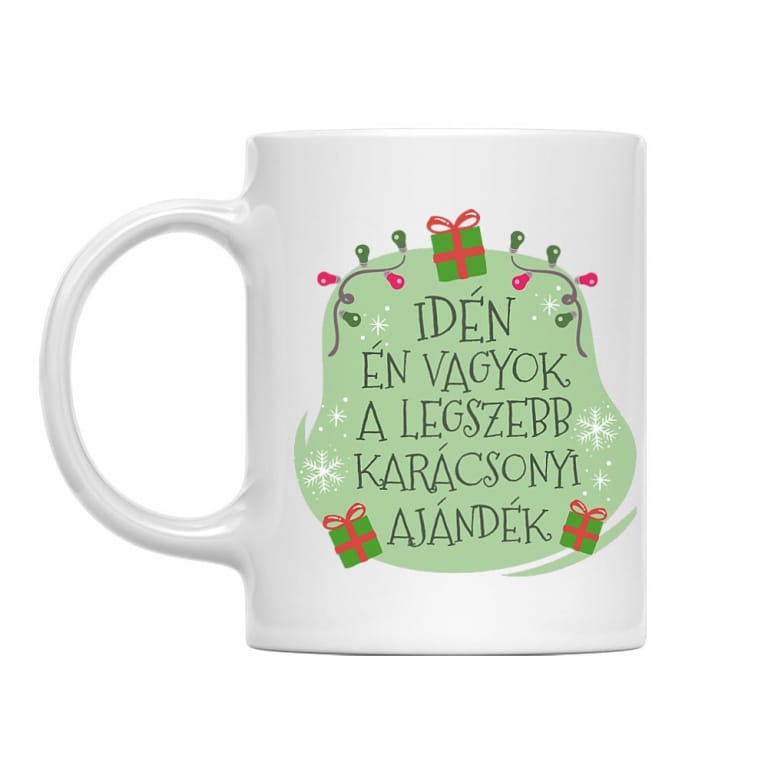 Idén én vagyok a legszebb karácsonyi ajándék - Bögre