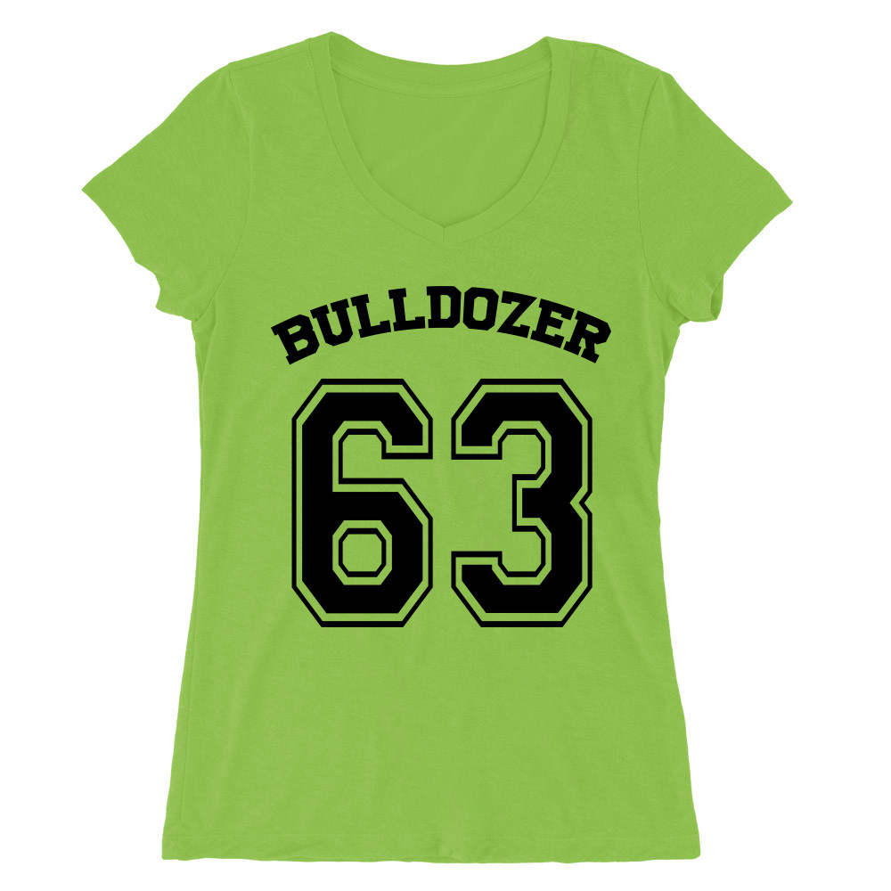 Bulldozer 63 Női V-nyakú Póló