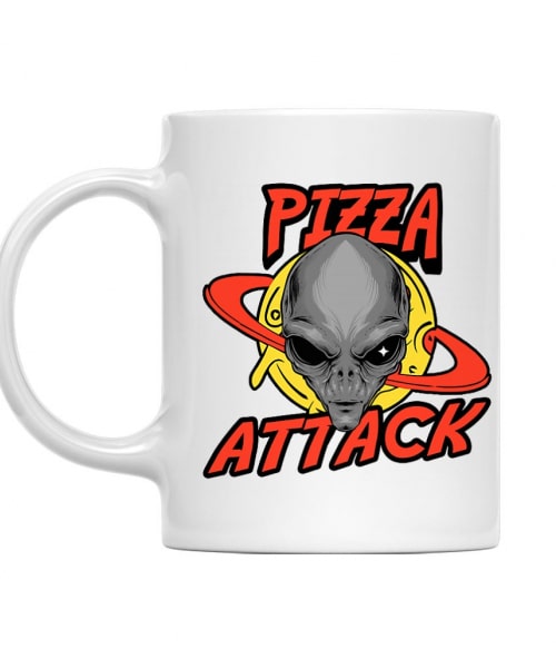 Pizza attack Tudomány Bögre - UFO