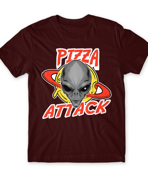 Pizza attack UFO Póló - UFO