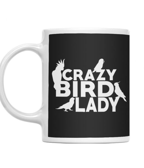 Crazy Bird Lady Madarak Bögre - Madarak