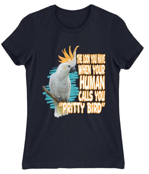 Pritty Bird Madarak Női Póló - Papagáj