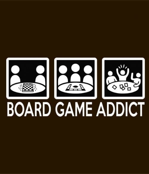 Board Game Addict Társasjáték Pólók, Pulóverek, Bögrék - Társasjáték