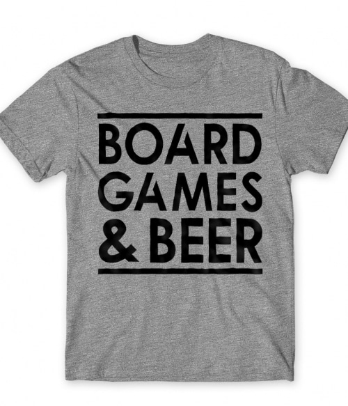 Board Games - Beer Társasjáték Férfi Póló - Társasjáték