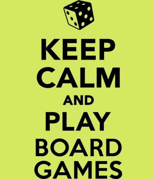 Keep Calm - Board Games Társasjáték Pólók, Pulóverek, Bögrék - Társasjáték