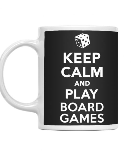 Keep Calm - Board Games Társasjáték Bögre - Társasjáték