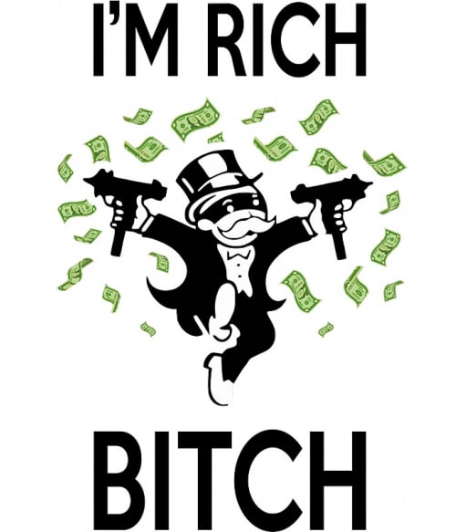 I am Rich Társasjáték Pólók, Pulóverek, Bögrék - Társasjáték