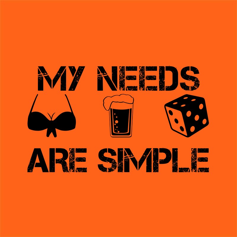 My Needs Are Simple - Board Game - Design preview