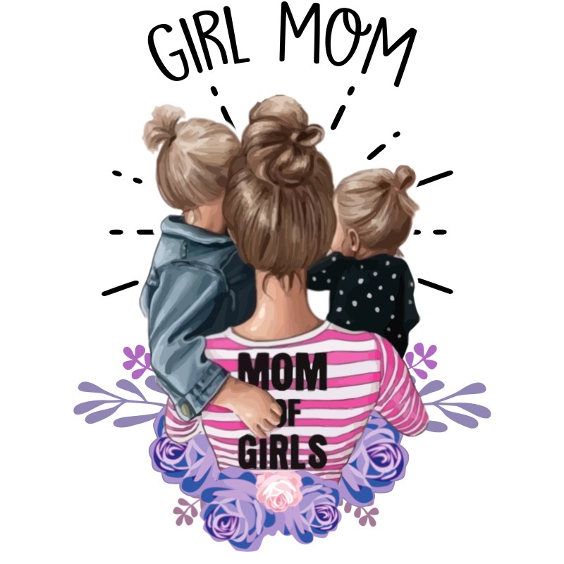 Girl Mom - Floral