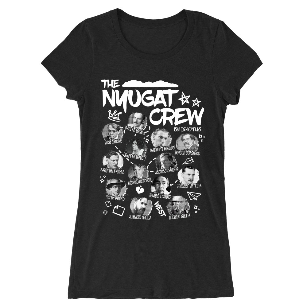 The Nyugat crew Női Hosszított Póló