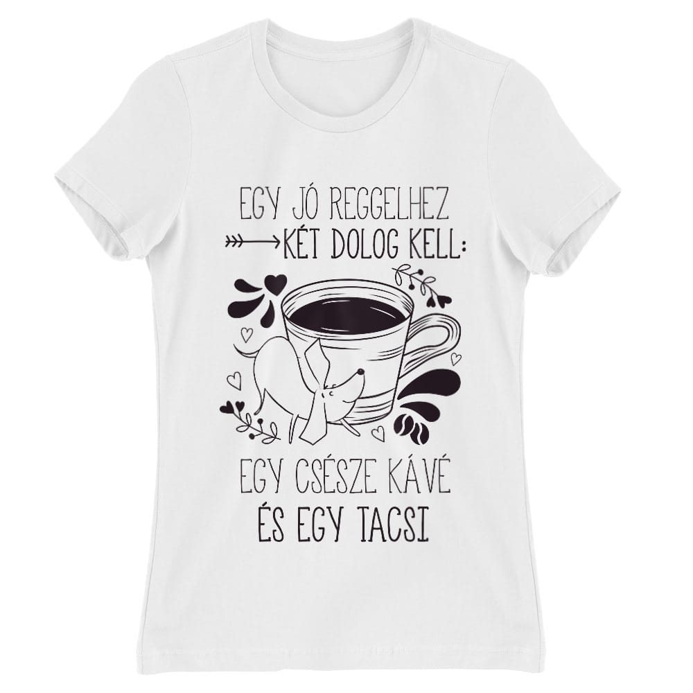 Kávé és tacsi Női Póló
