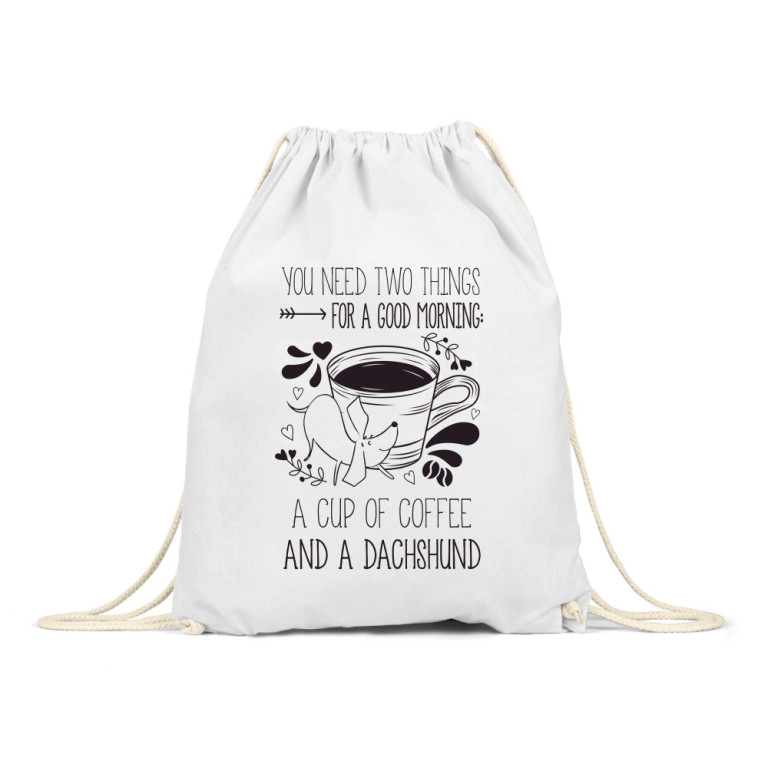 Coffee and Dachshund