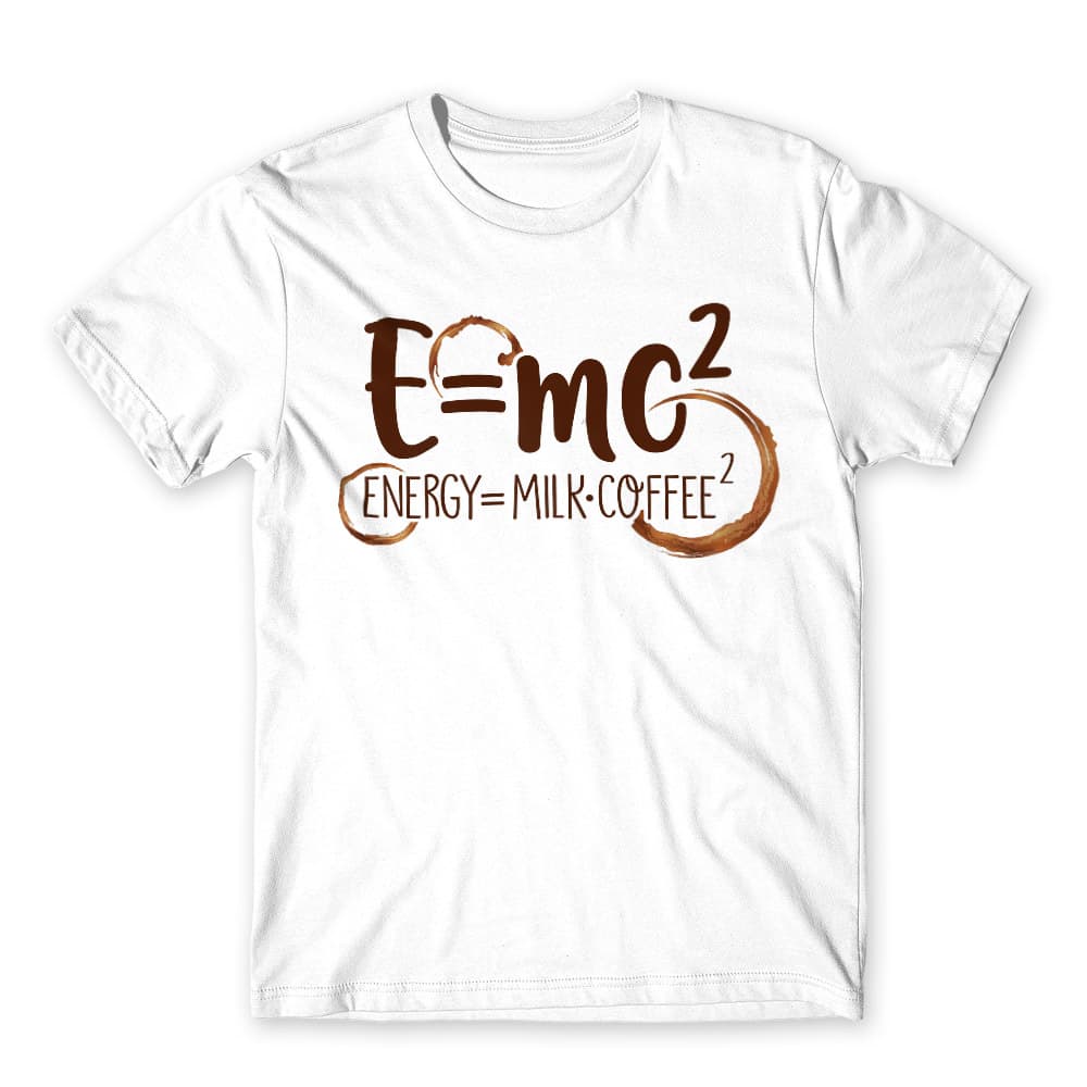 E=mc2 - Coffee Férfi Póló