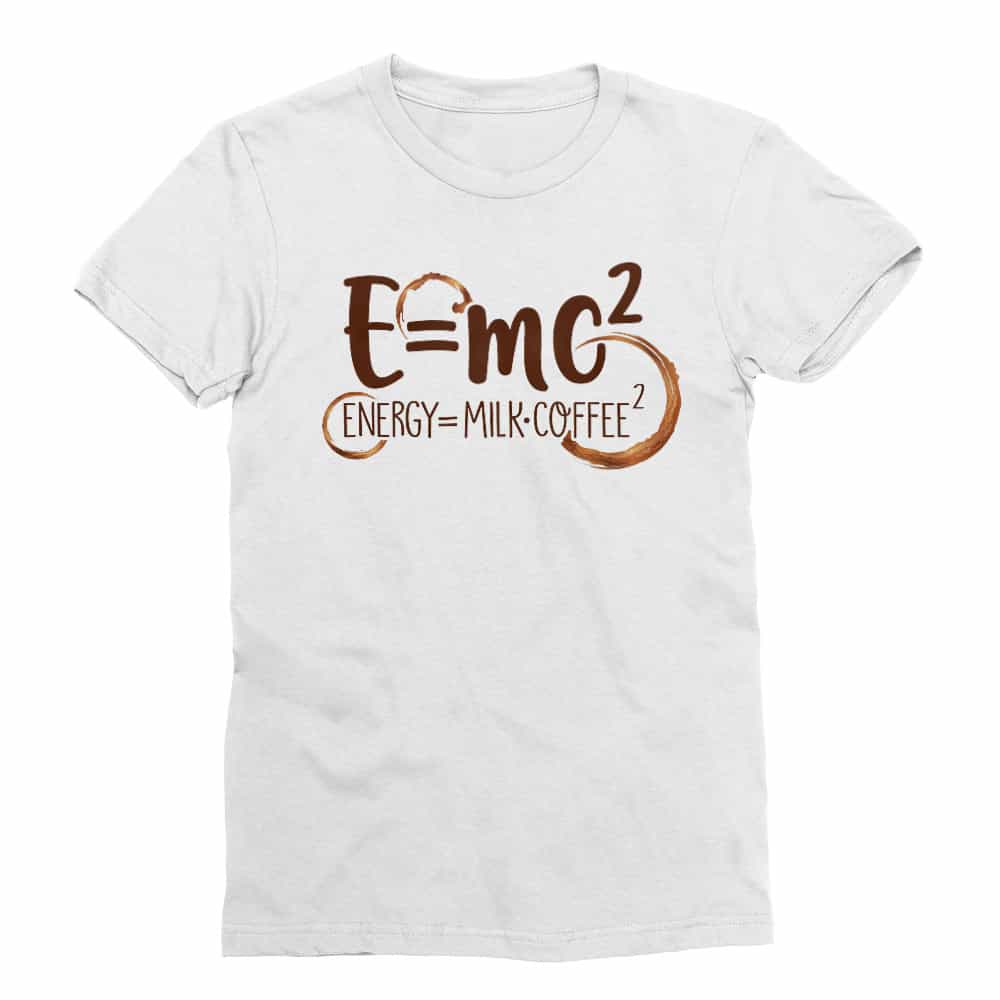 E=mc2 - Coffee Férfi Testhezálló Póló