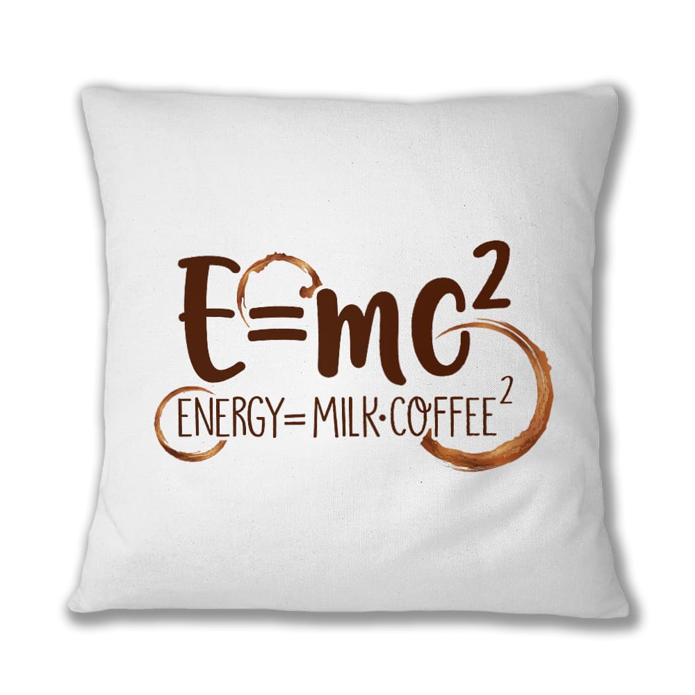 E=mc2 - Coffee Párnahuzat