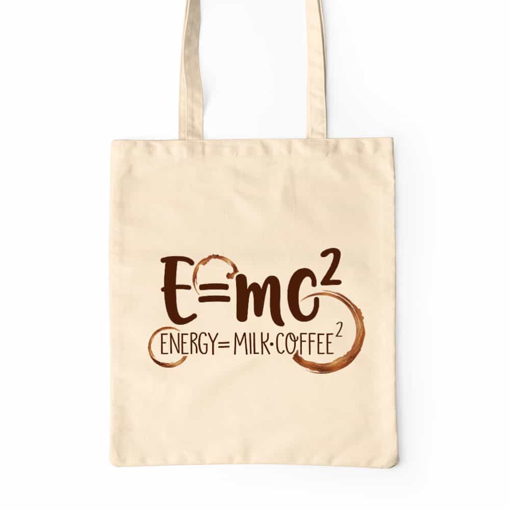 E=mc2 - Coffee Prémium Vászontáska