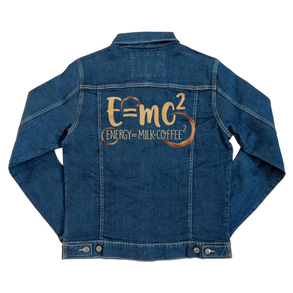 E=mc2 - Coffee Unisex Farmerkabát