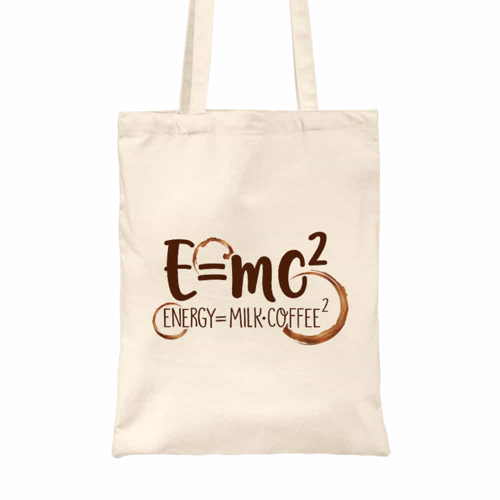E=mc2 - Coffee Vászontáska