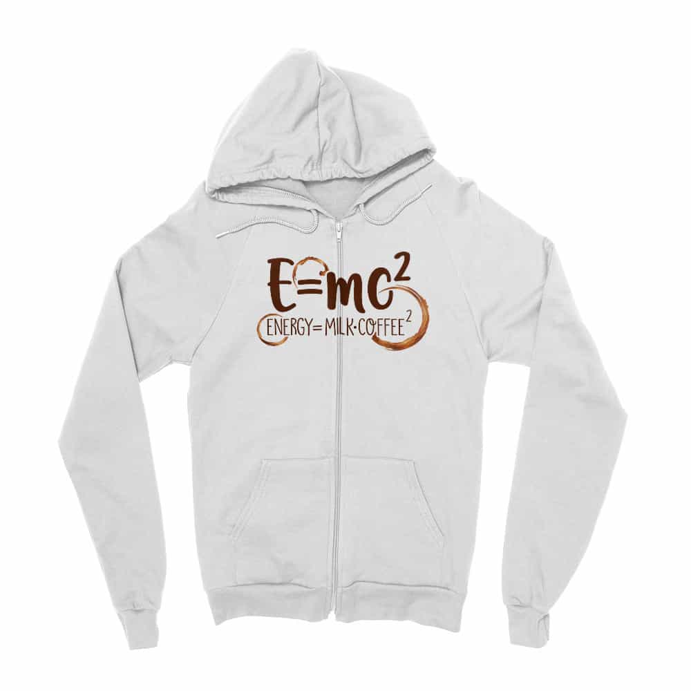 E=mc2 - Coffee Zipzáros Pulóver