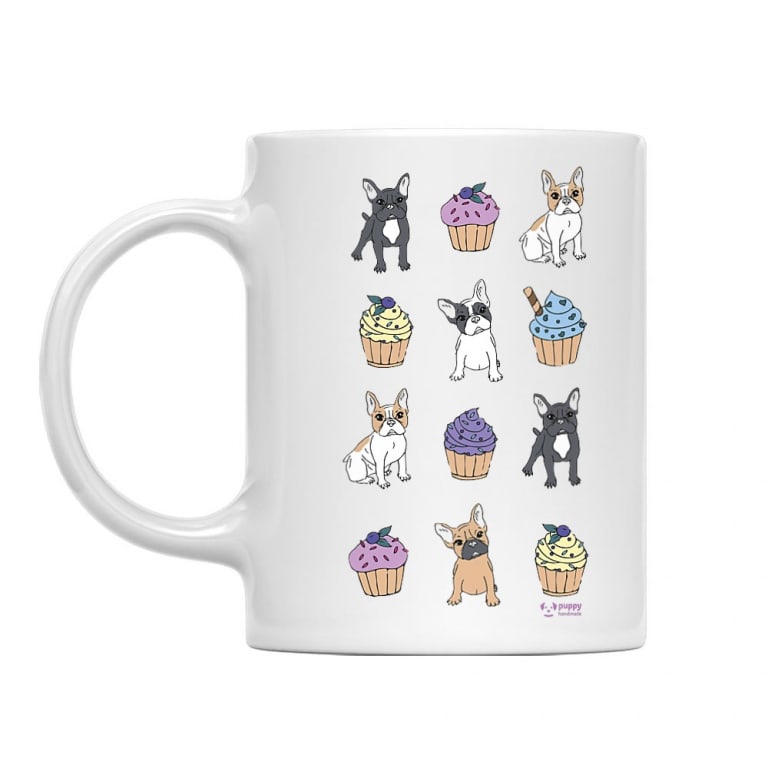 French Bulldogs and Cupcakes - Bögre