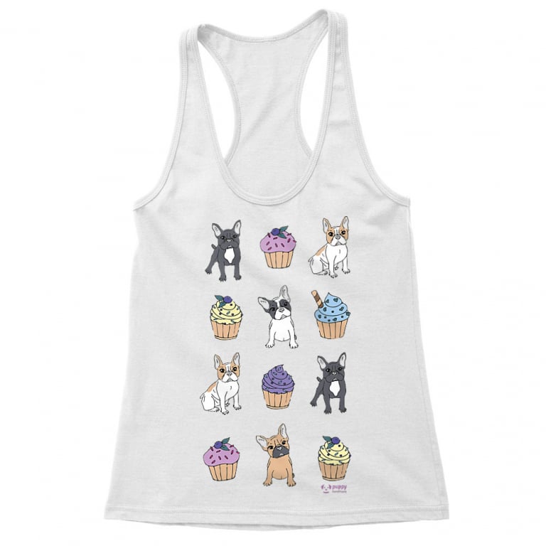French Bulldogs and Cupcakes - Női Trikó