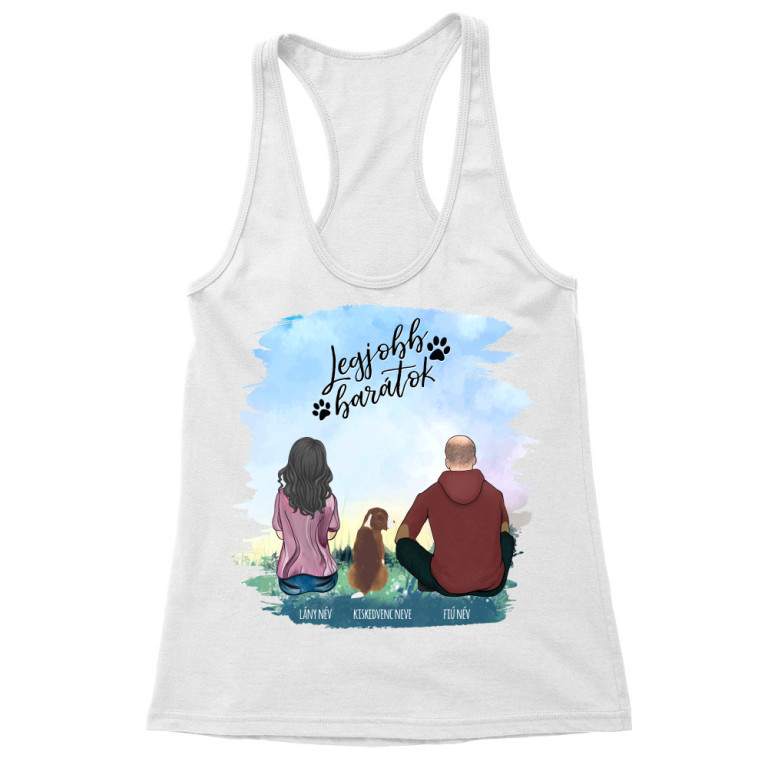(RÉGI) Kiskedvenccel a mezőn - Páros - MyLife - Női Trikó