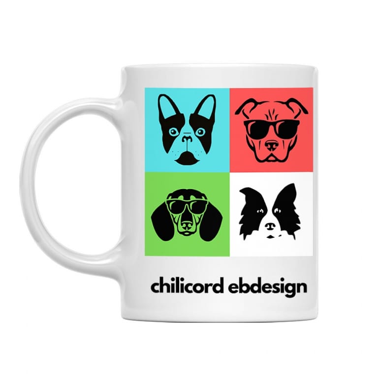 ChiliCord - Dog Head - Bögre