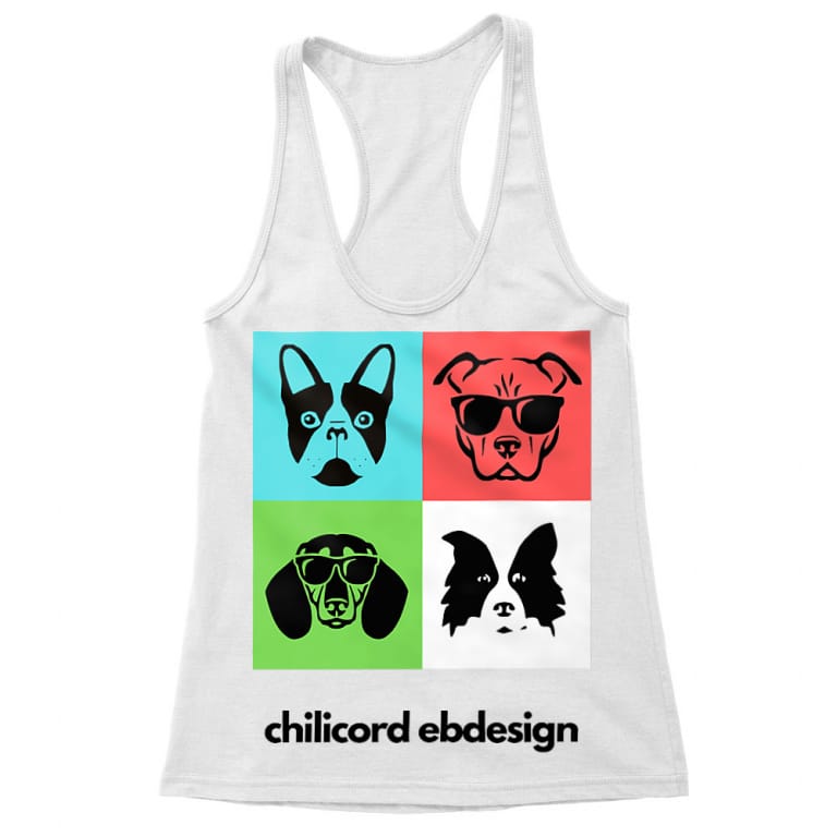 ChiliCord - Dog Head - Női Trikó