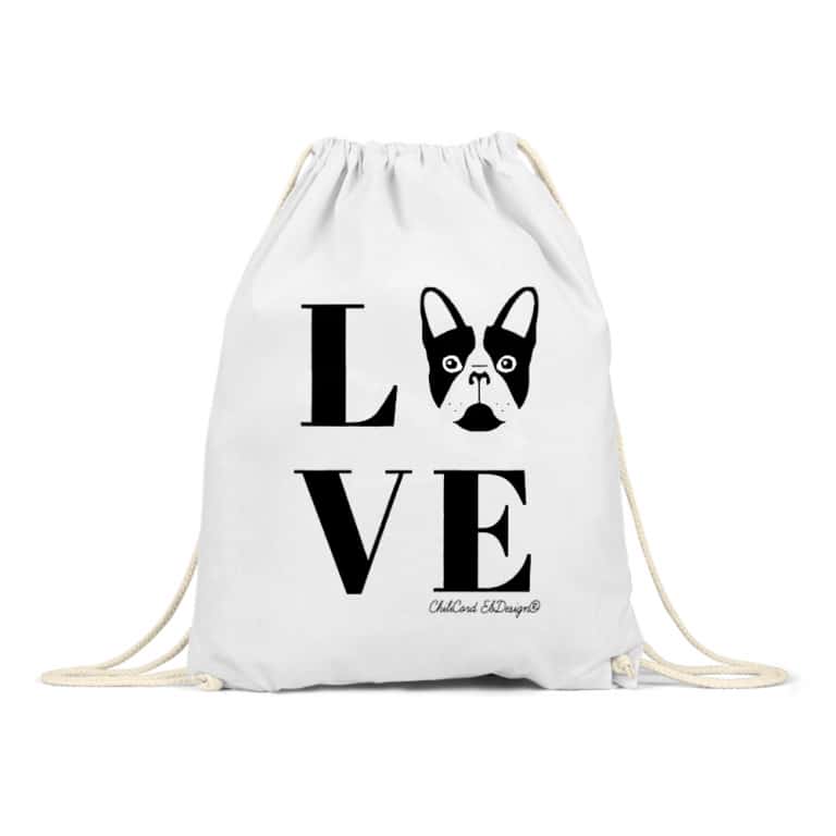 Dog Lover - Francia Bulldog - Tornazsák