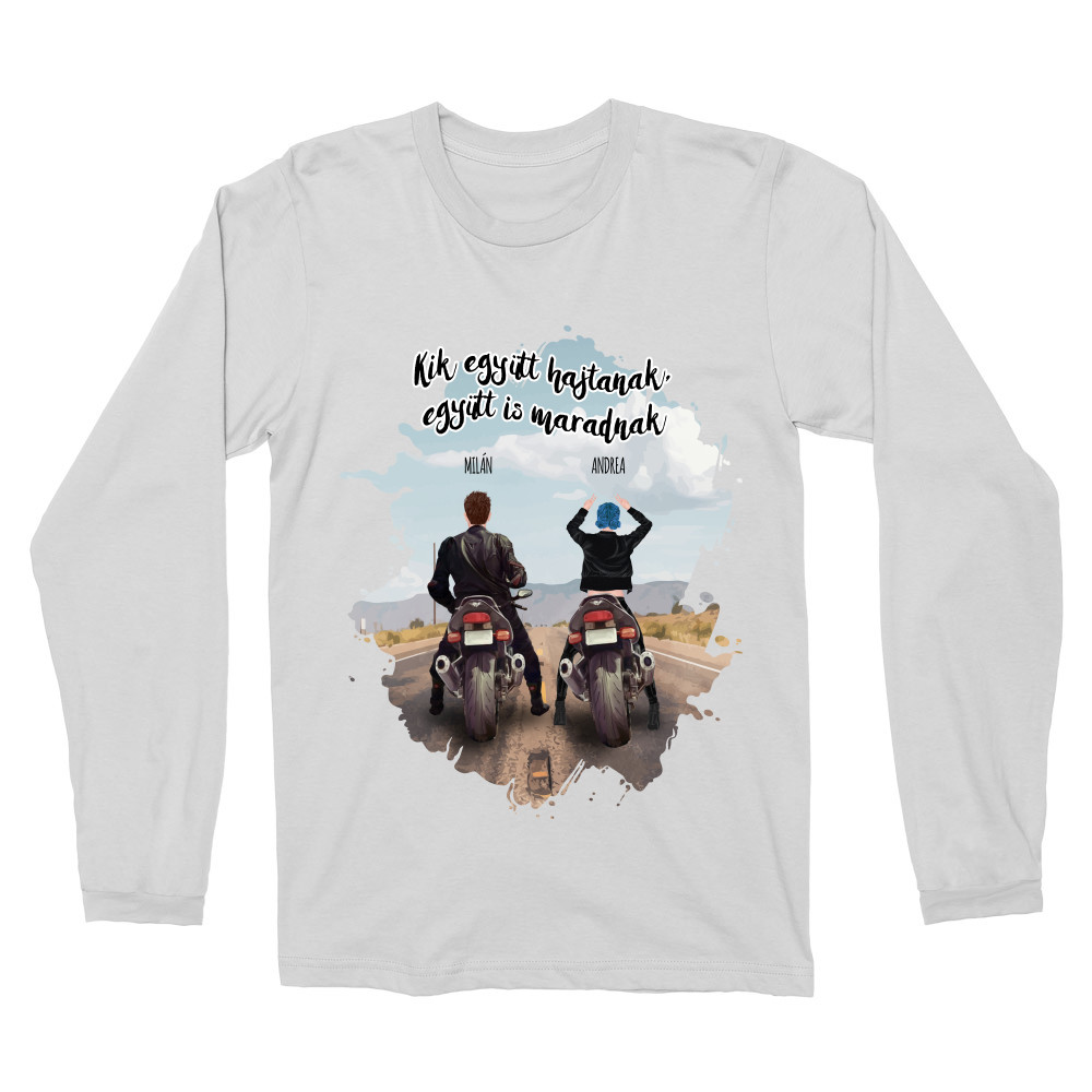 Motoros pár - MyLife Férfi Hosszúujjú Póló